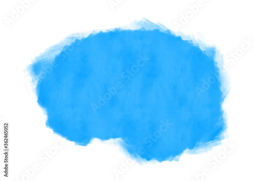 Watercolor art isolated on white background.