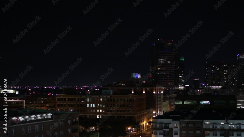 Downtown Dallas TX Skyline at Night Downtown Dallas TX Skyline at Night