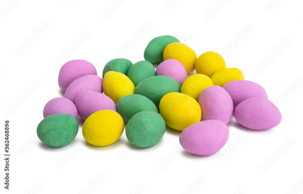 chocolate peanuts colored glaze isolated chocolate peanuts colored glaze isolated