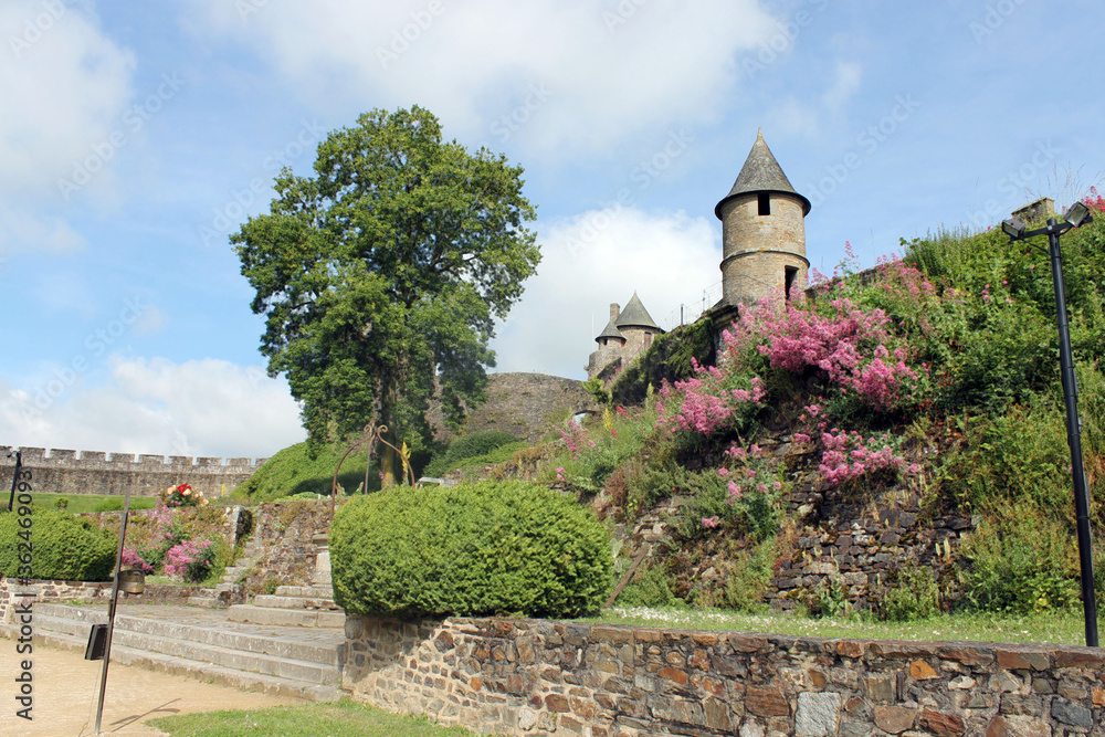 Intérieur château de Fougères
