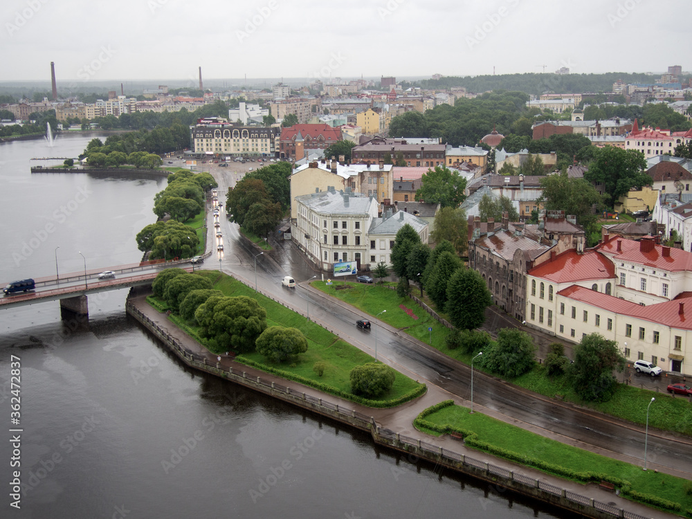 Panorama of the Old City of Vyborg.