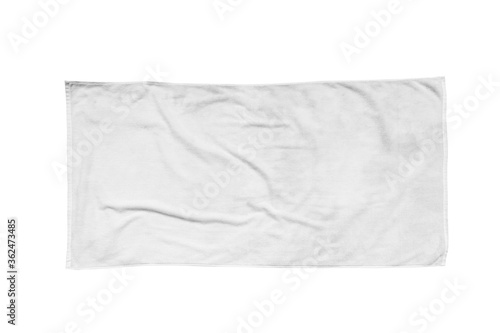 Картината върху платно White beach towel isolated on white background