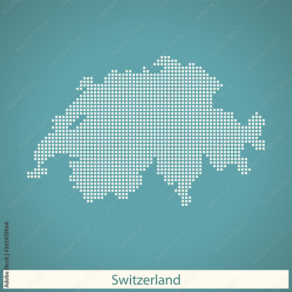 map of Switzerland