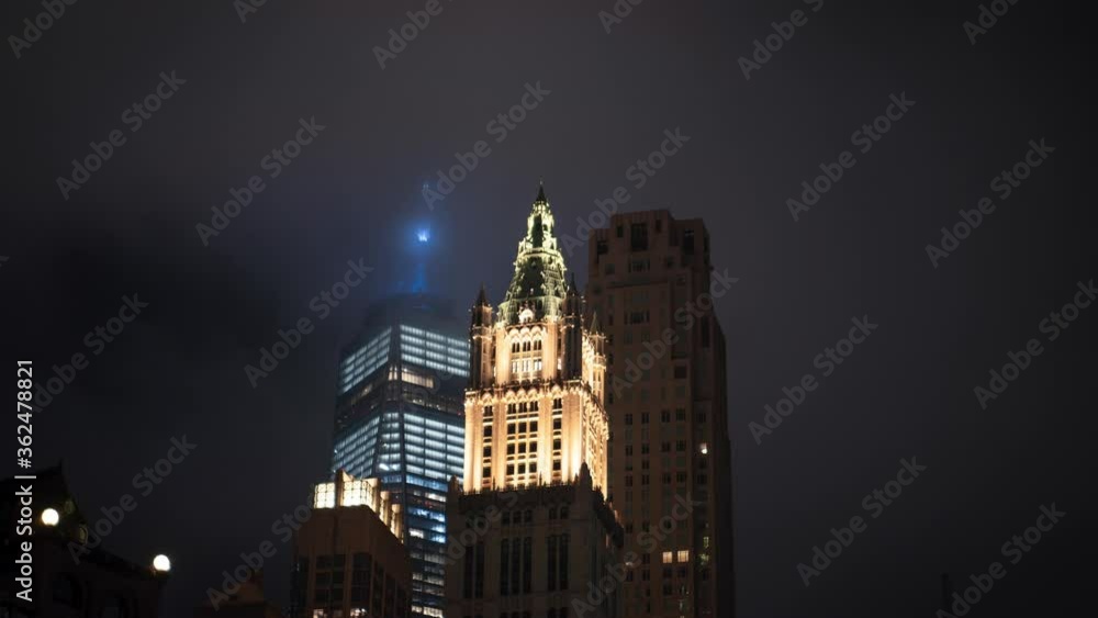 Downtown Manhattan, NYC, Cloud Timelapse Downtown Manhattan, NYC, Cloud Timelapse