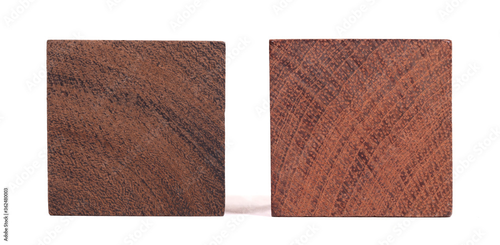 Fototapeta premium Isolated hardwood toy blocks