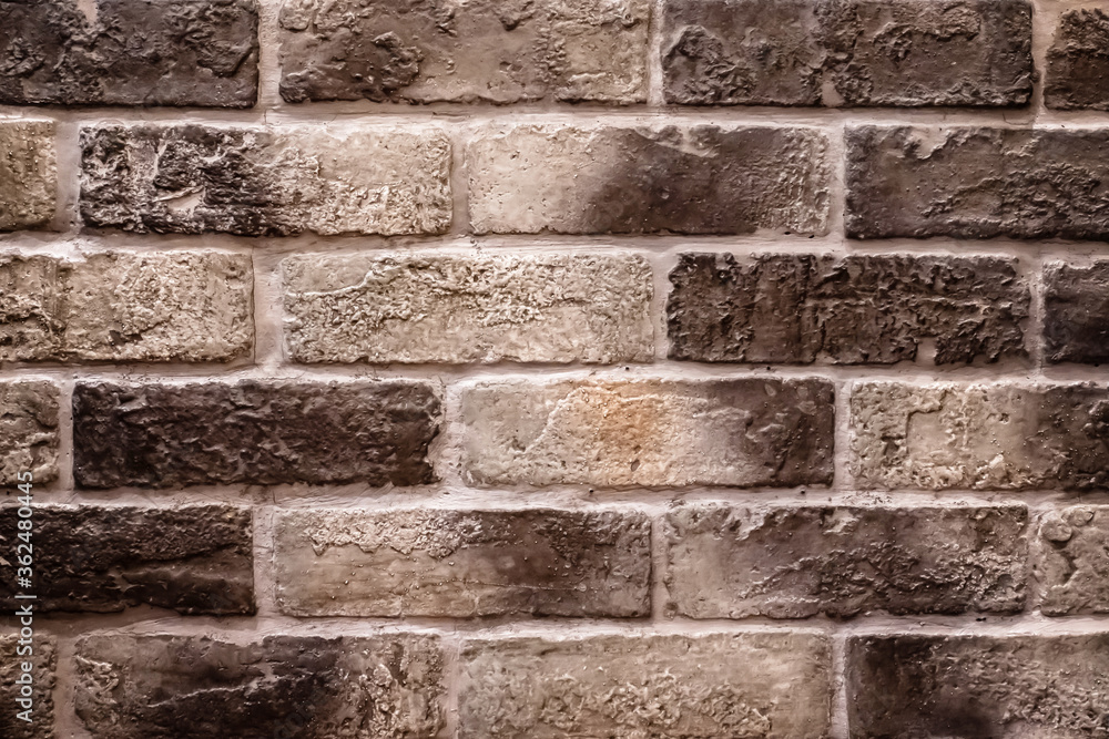 Fototapeta premium Background of old and rustic brick wall