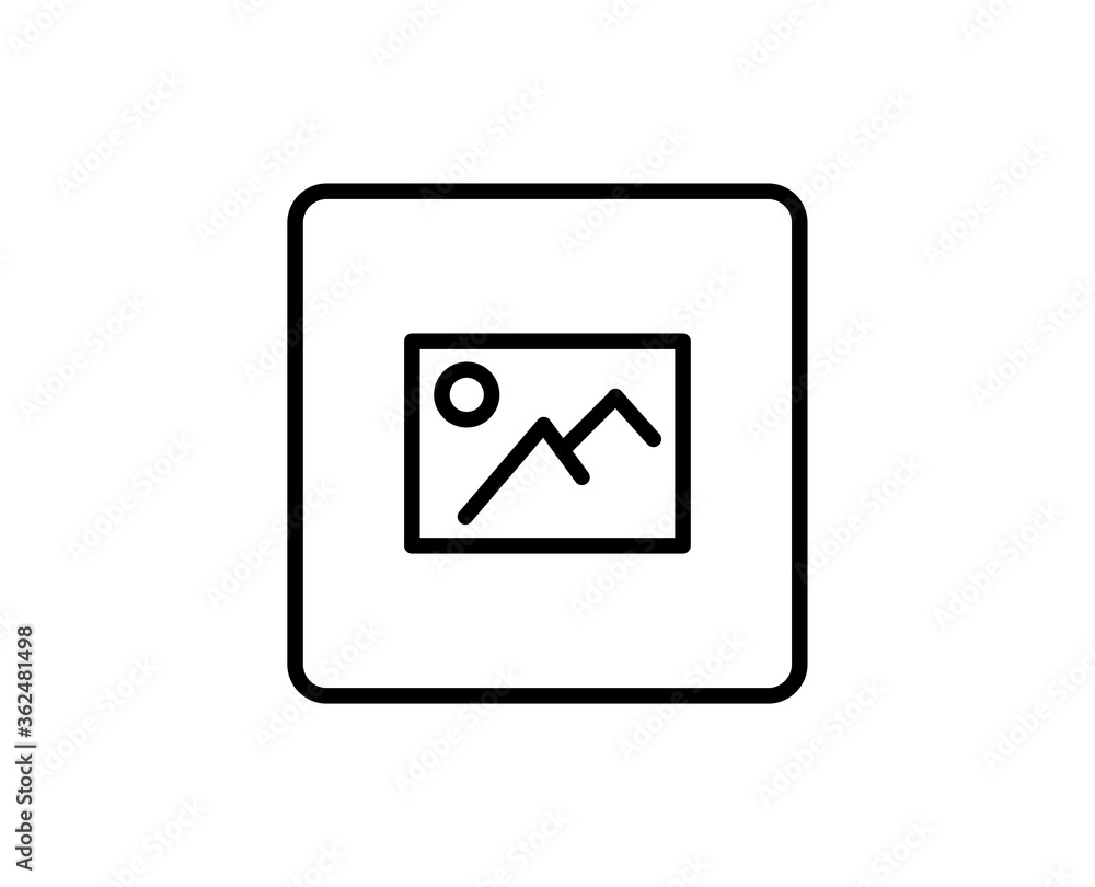 Gallery line icon Gallery line icon