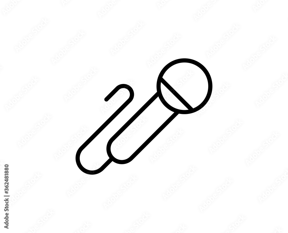 Microphone line icon Microphone line icon