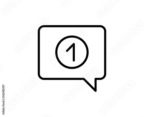 Comment line icon