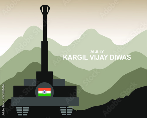 26 july kargil vijay diwas,kargil victory day illustration vector image photo