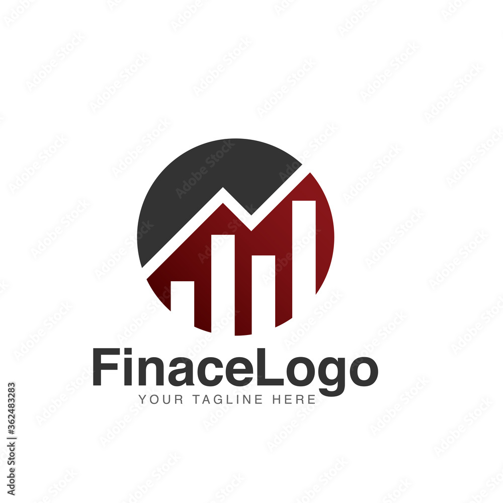 Finance business logo template vector Finance business logo template vector