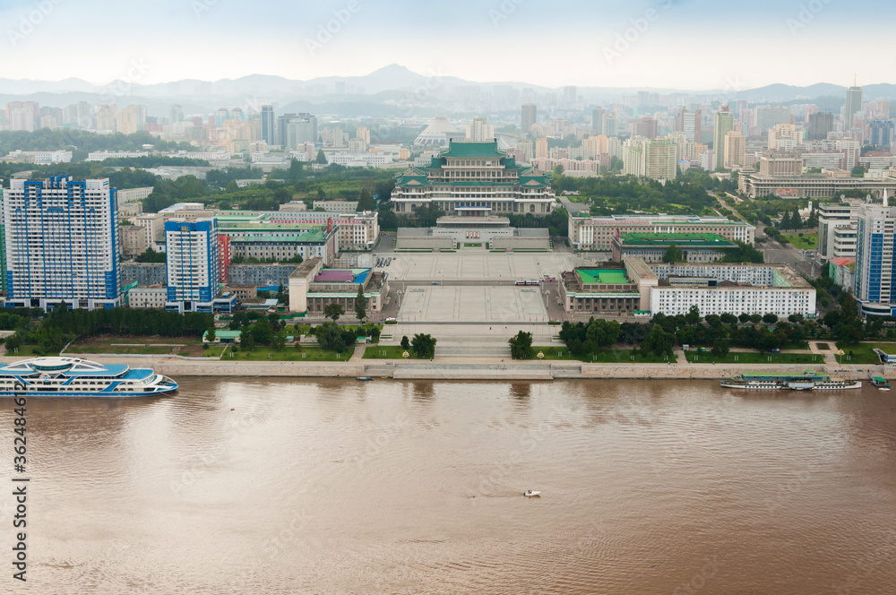 Pyongyang cityscape, North Korea