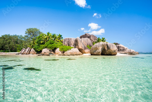 Tropical island on the Seychelles