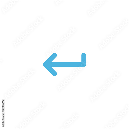 arrow direction icon flat vector logo design trendy