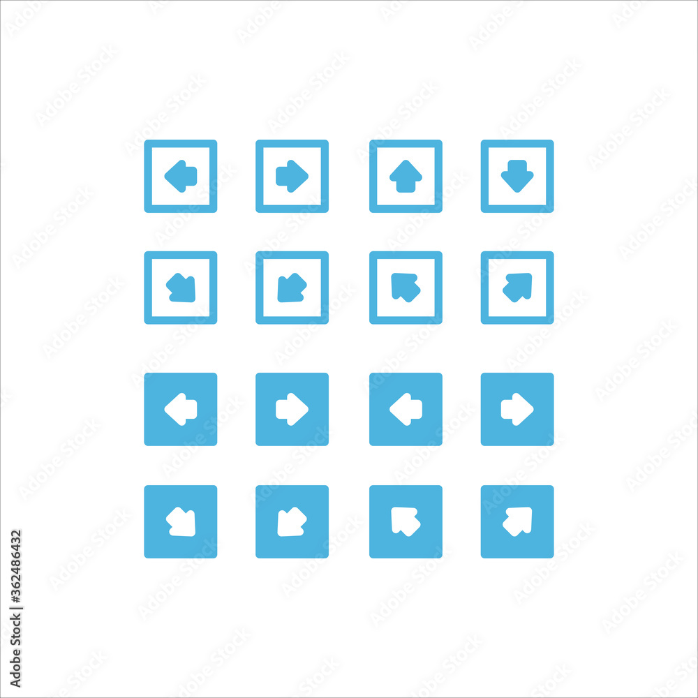 arrow button icon flat vector logo design trendy arrow button icon flat vector logo design trendy