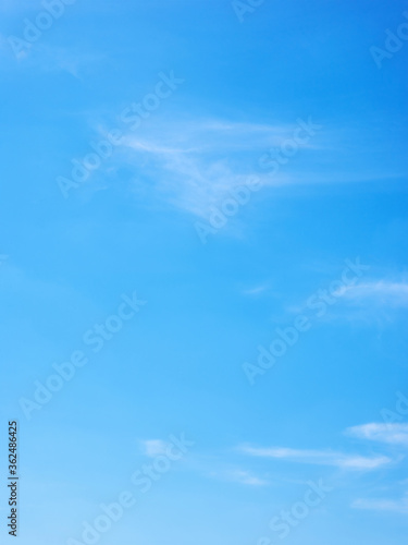 Beautiful clear blue sky background