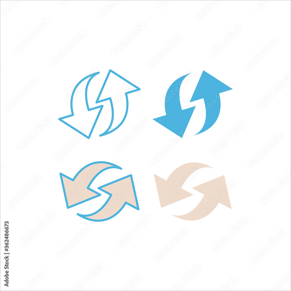arrow button icon flat vector logo design trendy arrow button icon flat vector logo design trendy