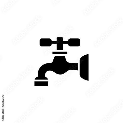 faucet icon vector symbol template