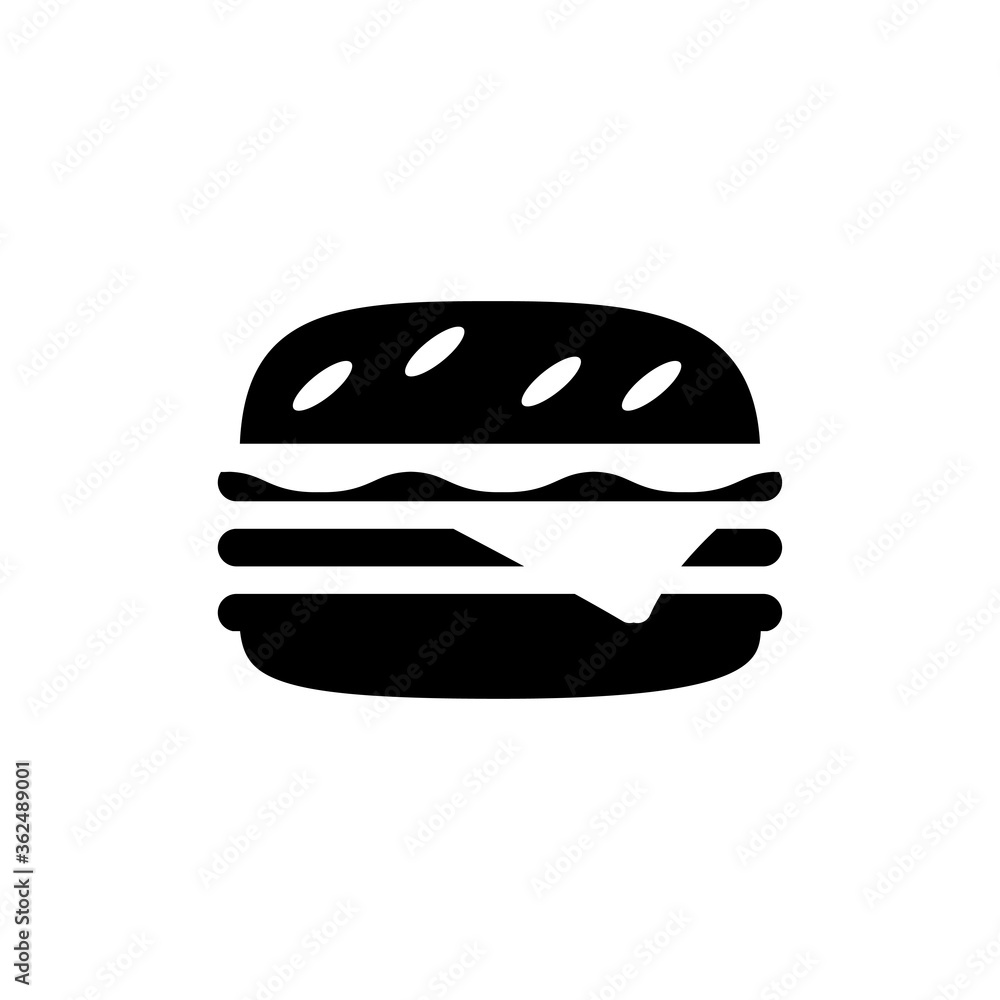 burger icon vector symbol template burger icon vector symbol template
