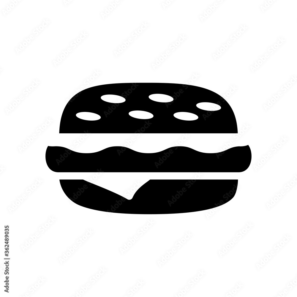 burger icon vector symbol template burger icon vector symbol template