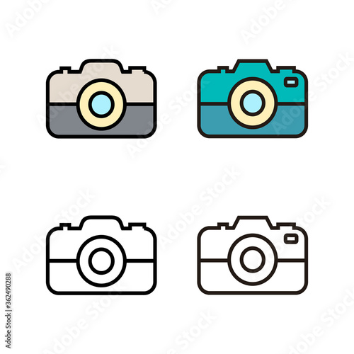 set of Camera Icons. Camera symbol. Camera vector icon