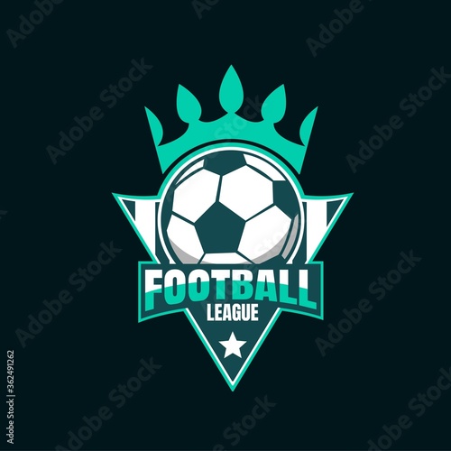 Vector of Football Logo Design Illustration