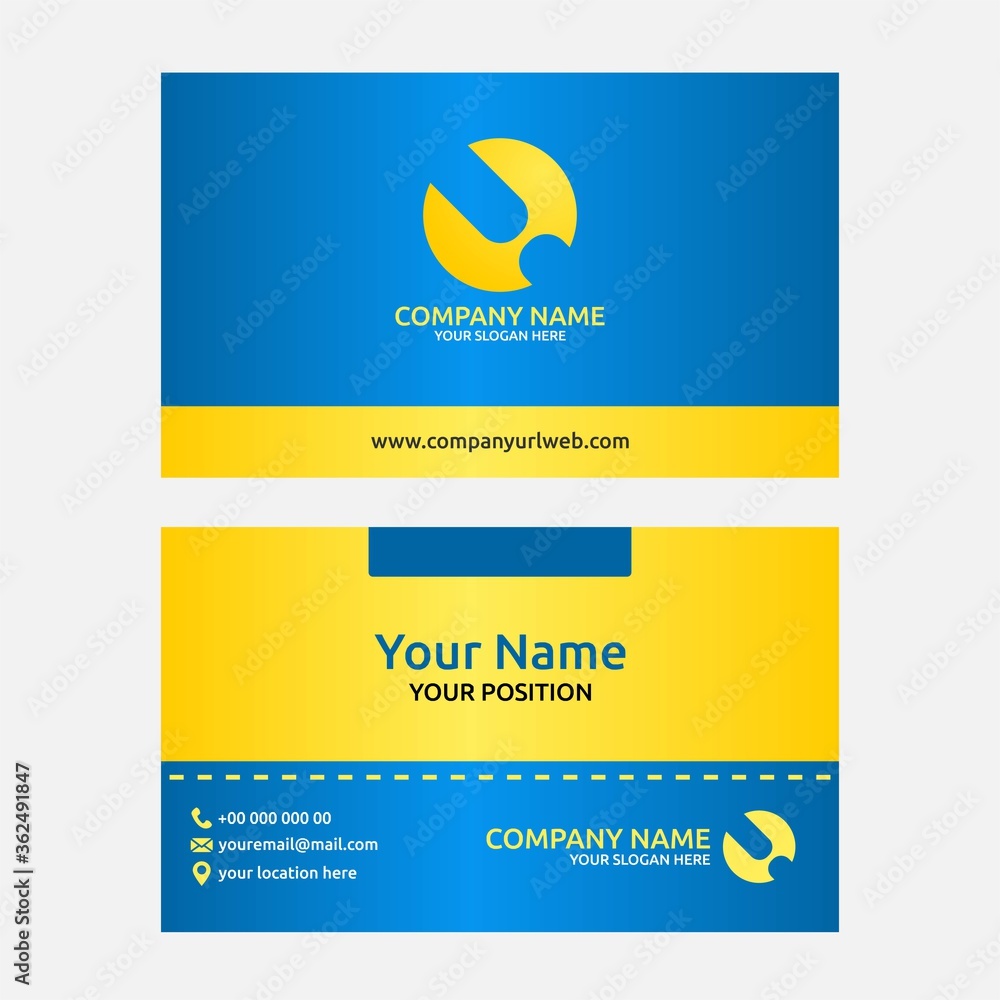 Vector of Business Card Design Template