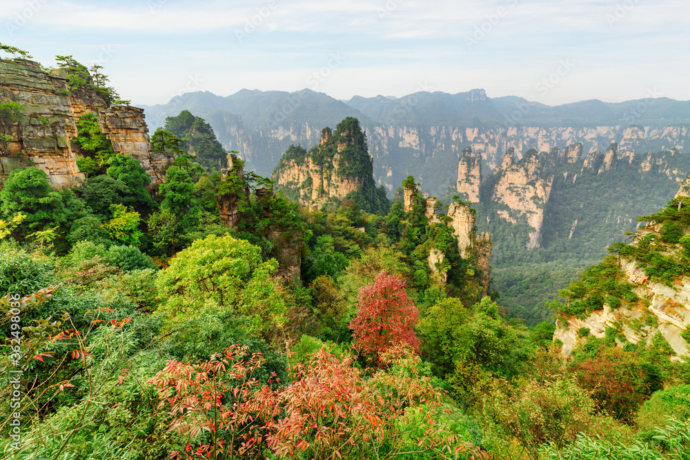 Fototapeta premium Fabulous view of quartz sandstone pillars (Avatar Mountains)