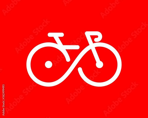Bike with infinity wheel