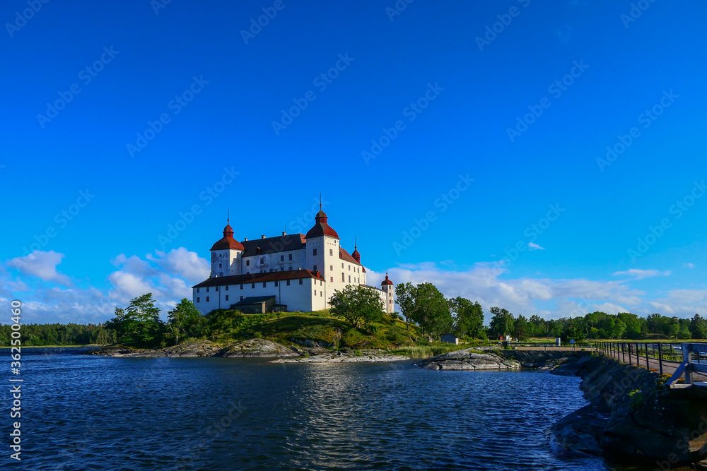 Lidkoping, Sweden The medieval Lacko Castle on the southern shore of Lake Vanern Lidkoping, Sweden The medieval Lacko Castle on the southern shore of Lake Vanern