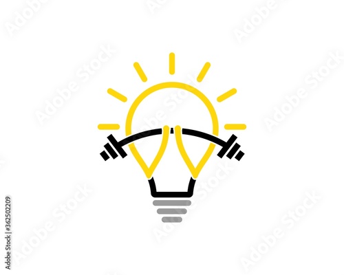 Smart gym with light bulb shape