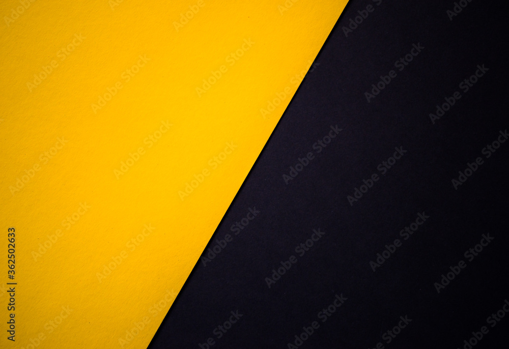 Yellow and black abstract diagonally divided background Yellow and black abstract diagonally divided background