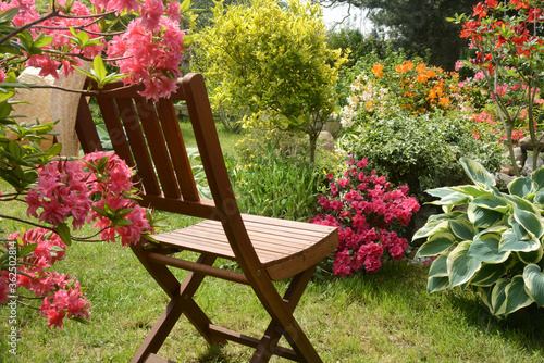 Schilderij op canvas Garten 1069