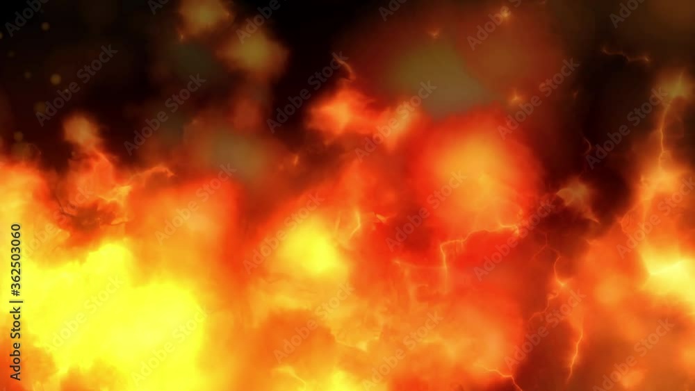 Intense Roaring Fire Background With Endless Flames Looping Seamlessly Intense Roaring Fire Background With Endless Flames Looping Seamlessly
