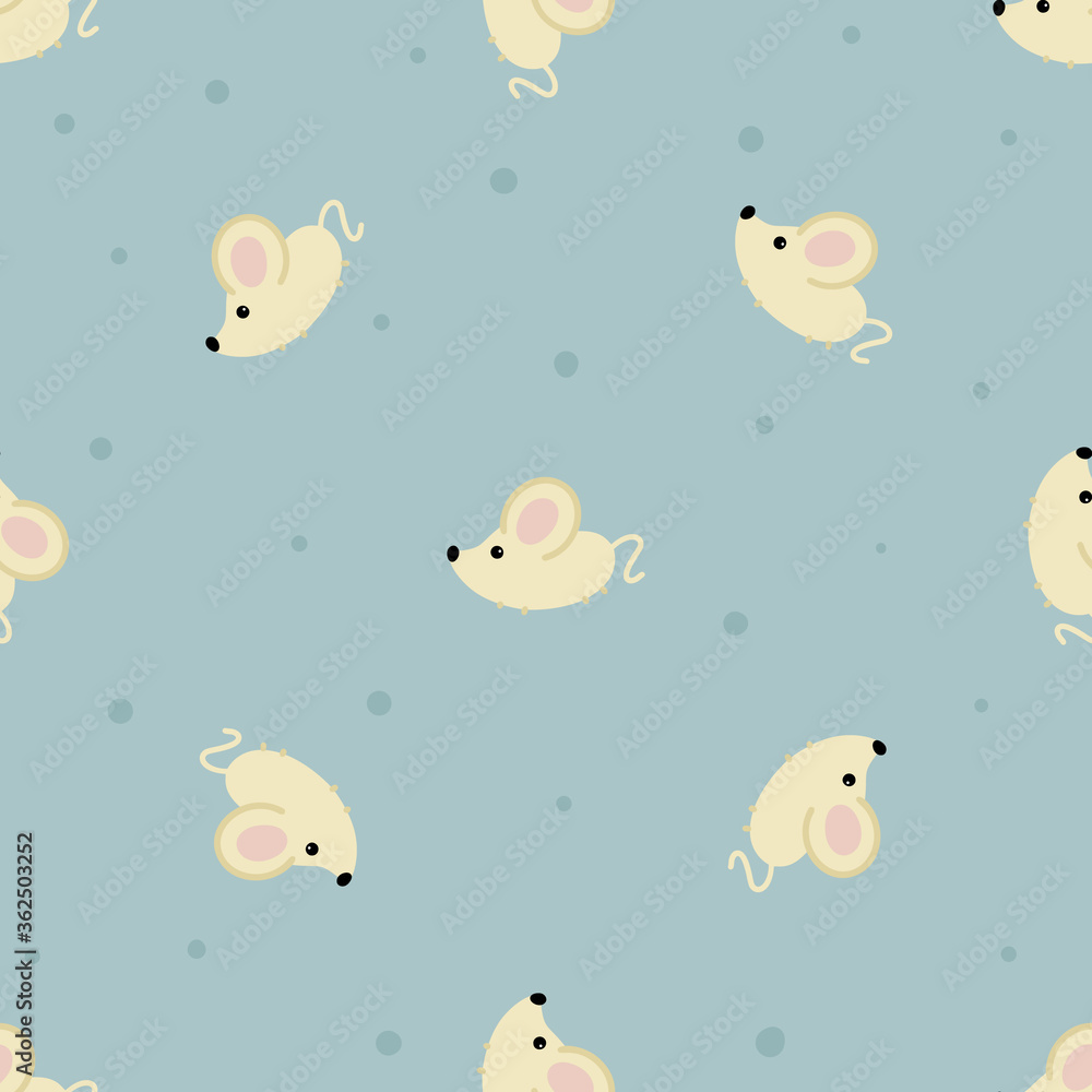 Cute mouse seamless pattern Cute mouse seamless pattern