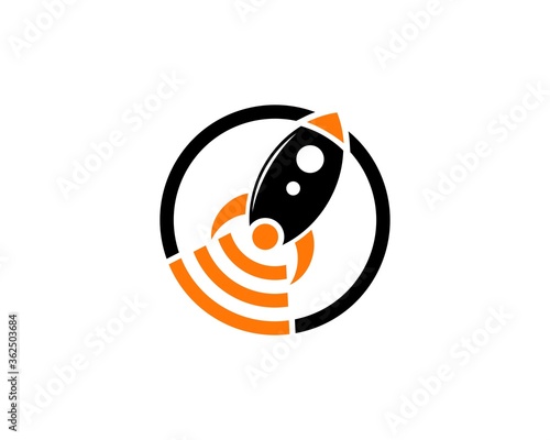 Network booster connection with rocket launch