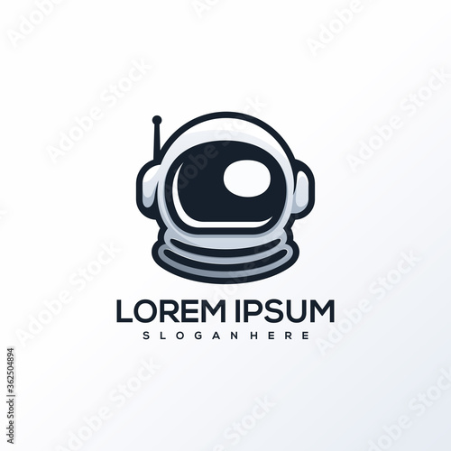astronaut logo ready to use