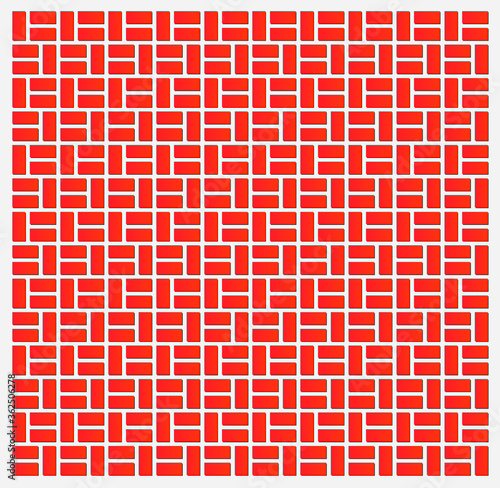 red brick wall seamless pattern background wallpaper illustration