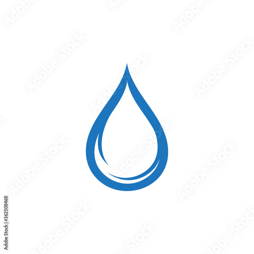 Water drop Logo Template vector illustration