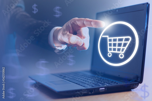 Online shopping. Ordering p...