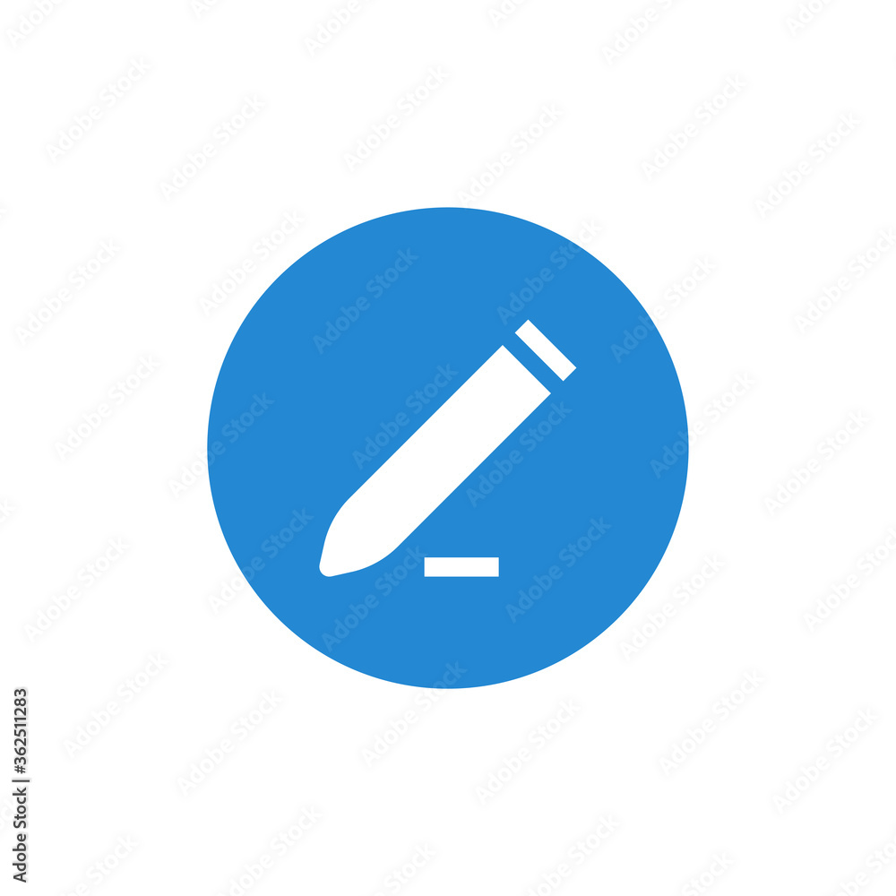 Pen icon vector on white background Pen icon vector on white background