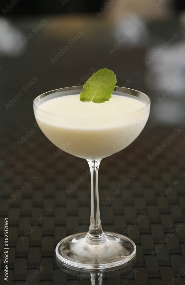 Cocktail with mint leaf Cocktail with mint leaf
