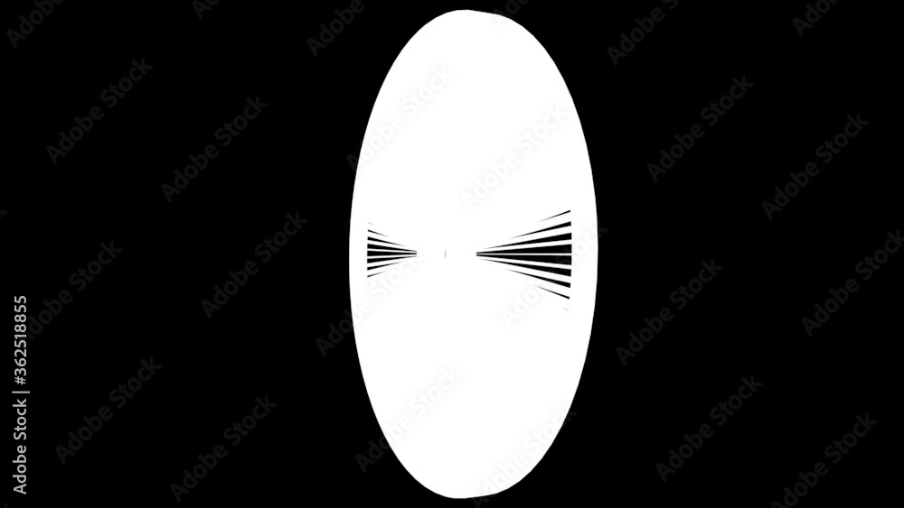 3d rendering of a white cogwheel mask isolated 3d rendering of a white cogwheel mask isolated