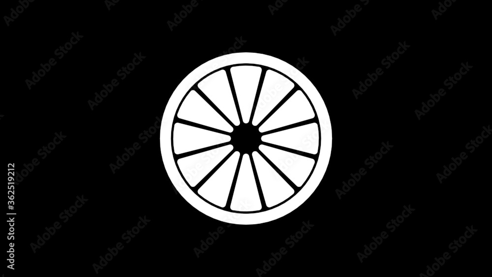 3d rendering of a white cogwheel mask isolated 3d rendering of a white cogwheel mask isolated