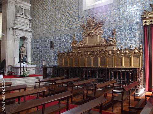 Innenansicht der Kirche Misericordia in Aveiro Portugal photo