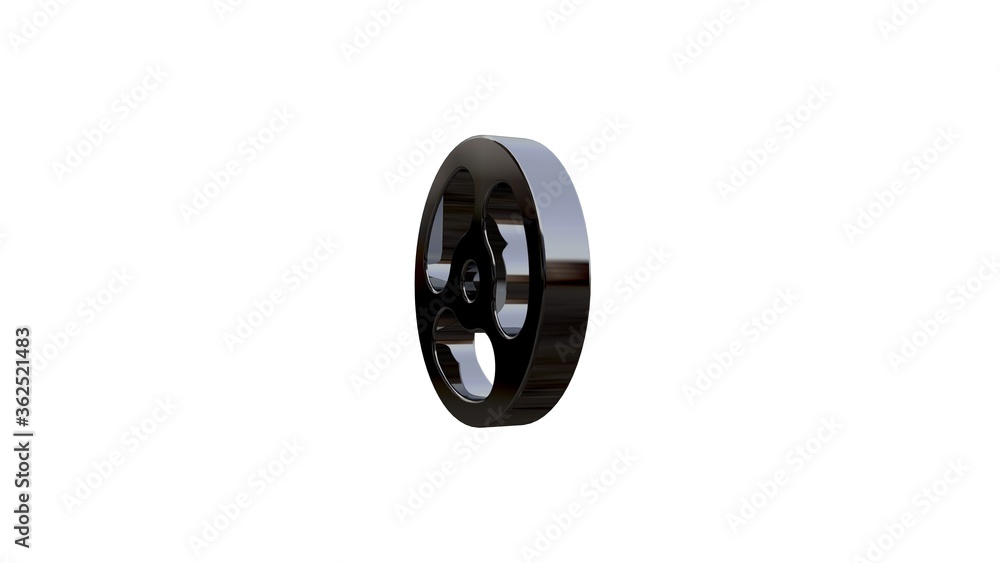3D rendering of a cogwheel technical gear isolated on white 3D rendering of a cogwheel technical gear isolated on white