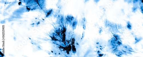 Vinter Shibori Border Design. Kaleidoscopic 