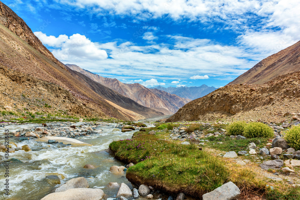 Beautiful Landscape, on the way of Pangong Lake, Leh, Ladakh, India Beautiful Landscape, on the way of Pangong Lake, Leh, Ladakh, India