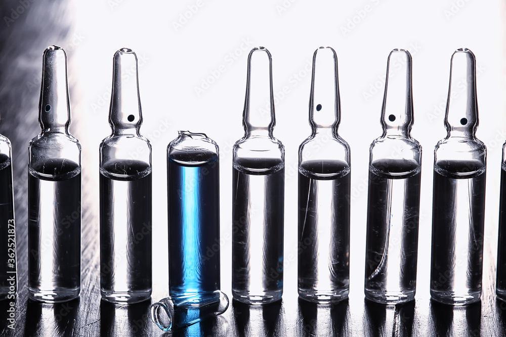 ampoules medicine vaccine concept, abstract background, vaccination virus protection ampoules medicine vaccine concept, abstract background, vaccination virus protection