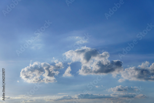 Fototapeta Naklejka Na Ścianę i Meble -  white cloud in the blue sky